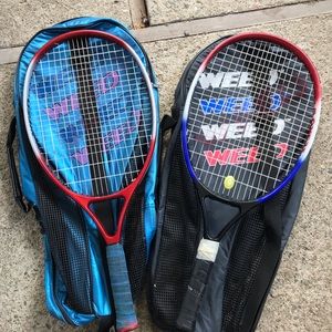 Pair of tennis rackets